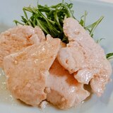 鶏むね肉のオリーブオイル焼き